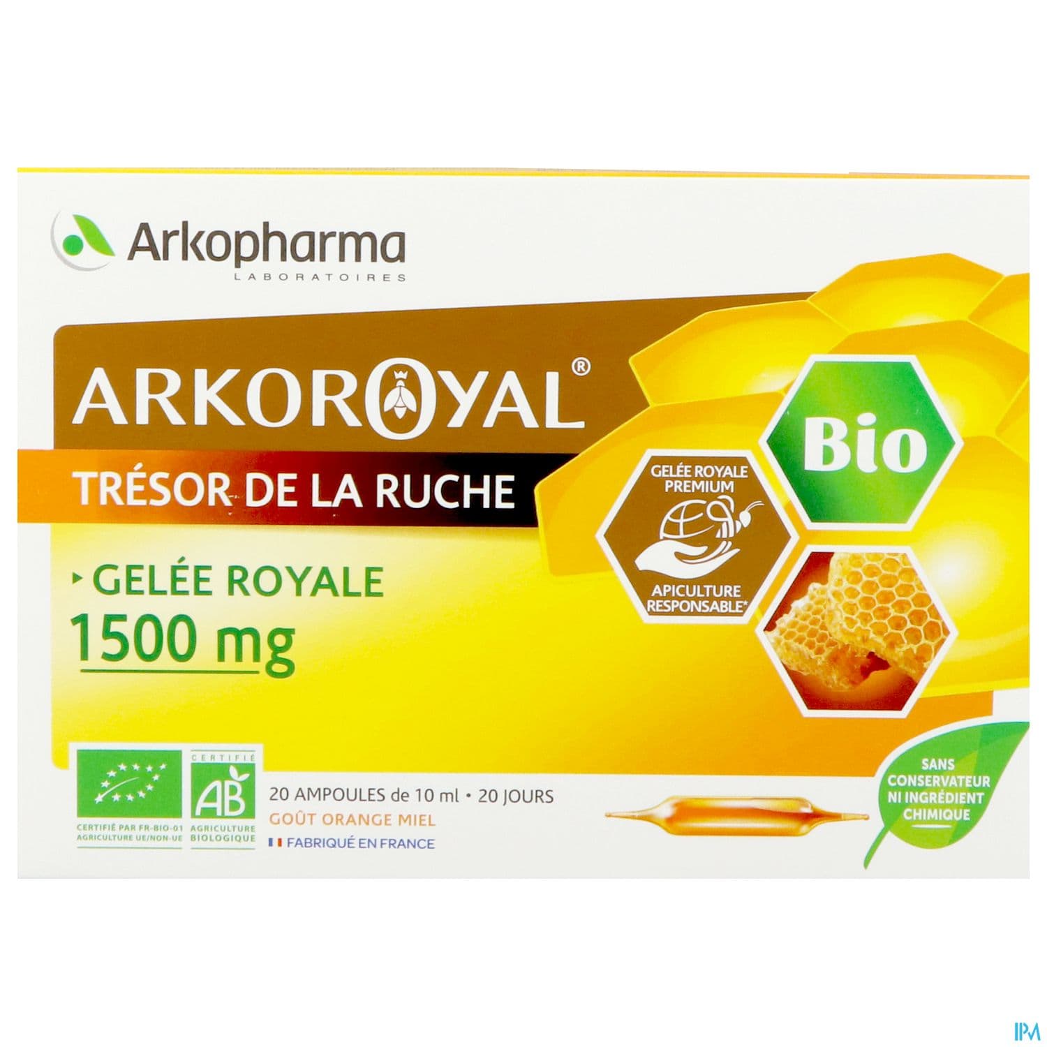Arkoroyal Gelee Royale Bio 1500mg Amp 20x10ml