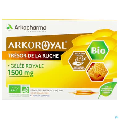 Arkoroyal Gelee Royale Bio 1500mg Amp 20x10ml