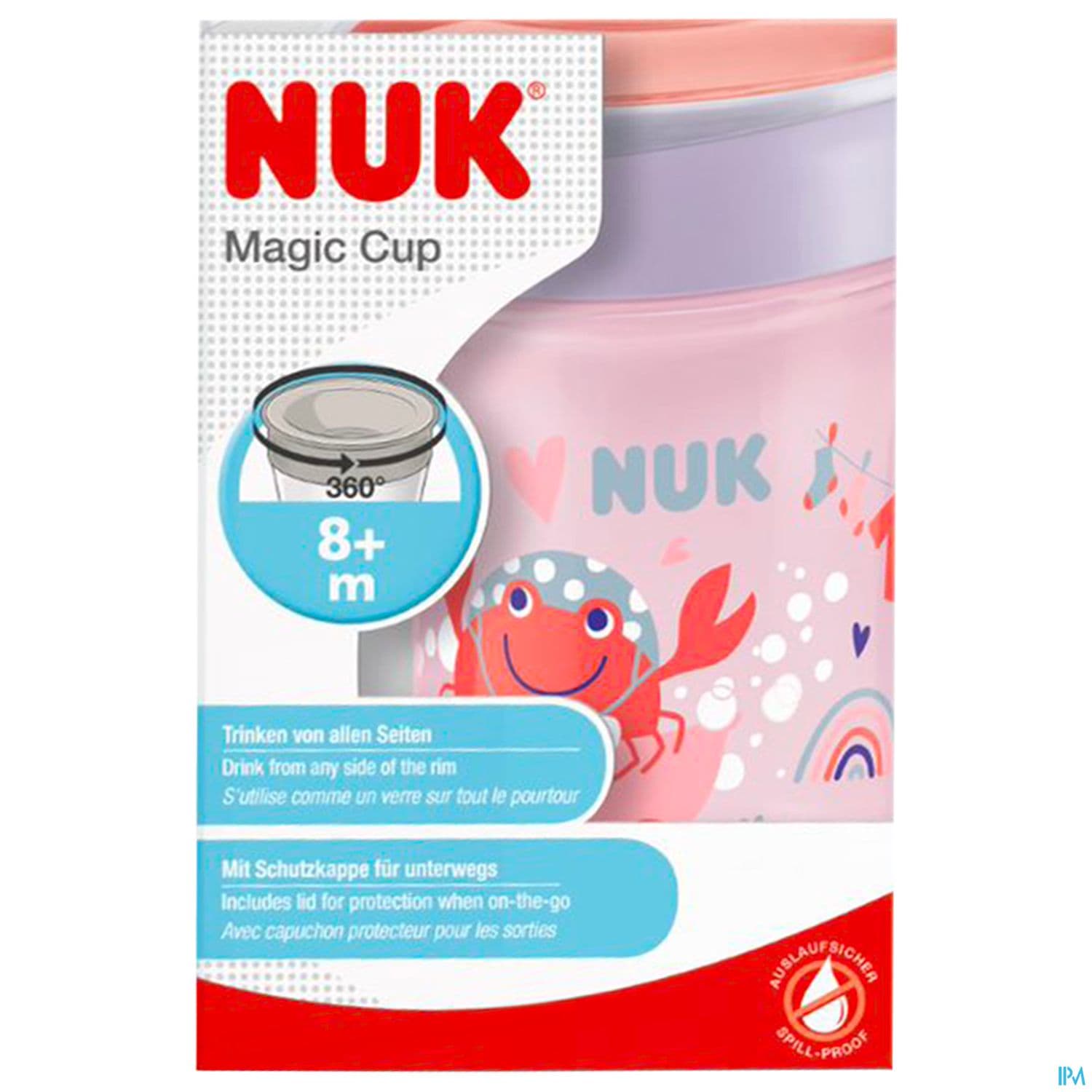 Nuk Tasse Magic Cup 360 Silicone Fille 8m+