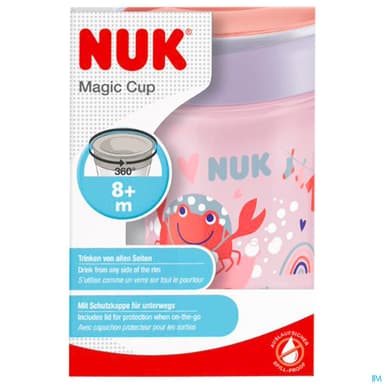 Nuk Tasse Magic Cup 360 Silicone Fille 8m+