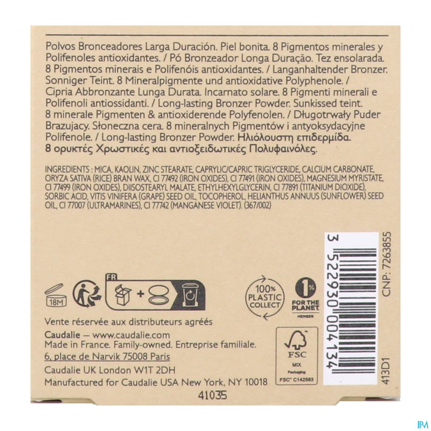 CAUDALIE VINOCRUSH PDR BRONZ 8,5G