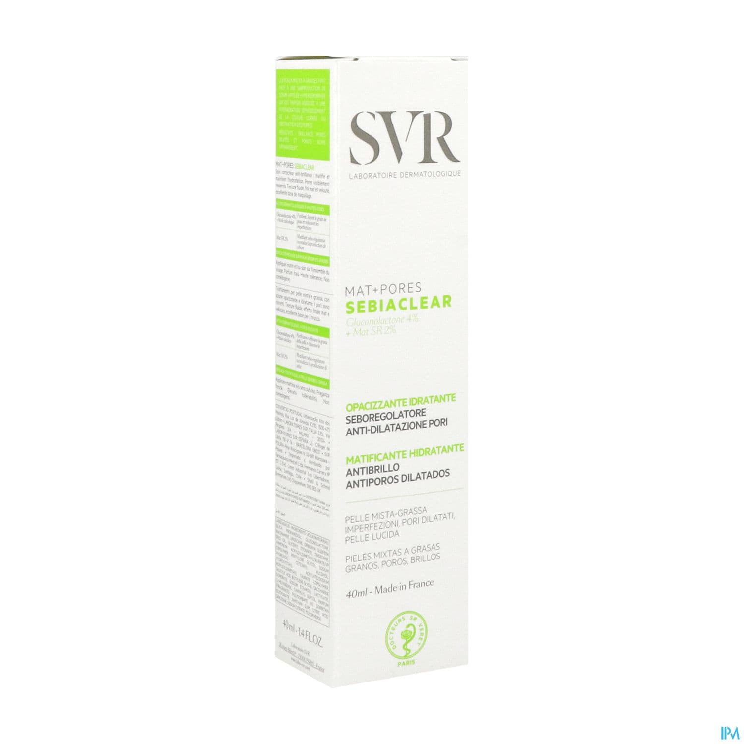 SVR SEBIACLEAR MAT+PORES 40ML