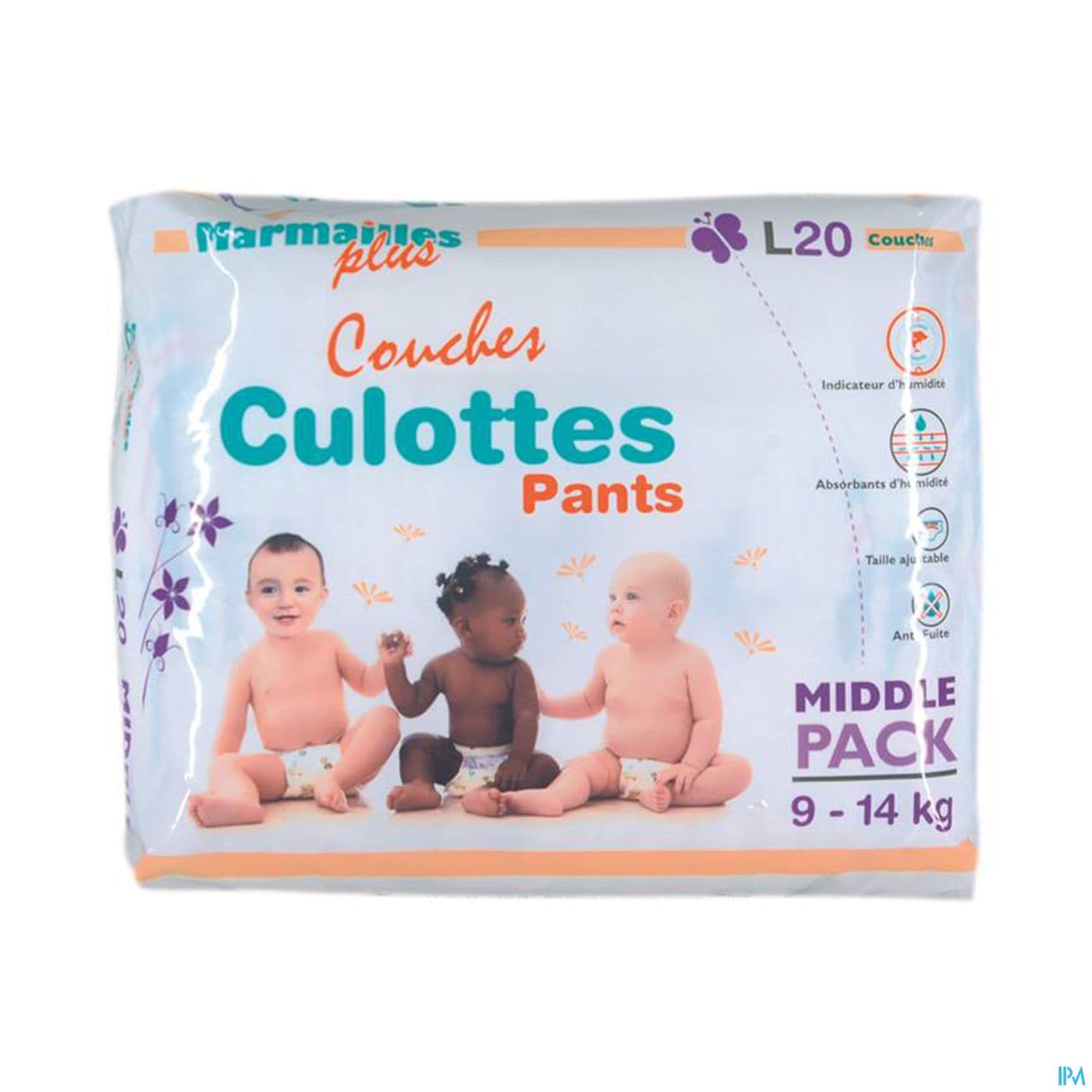 COUCH PANT MARMAILLES PLUS 9-14 20 — Pharmacie de la Plaine - Saint-Denis