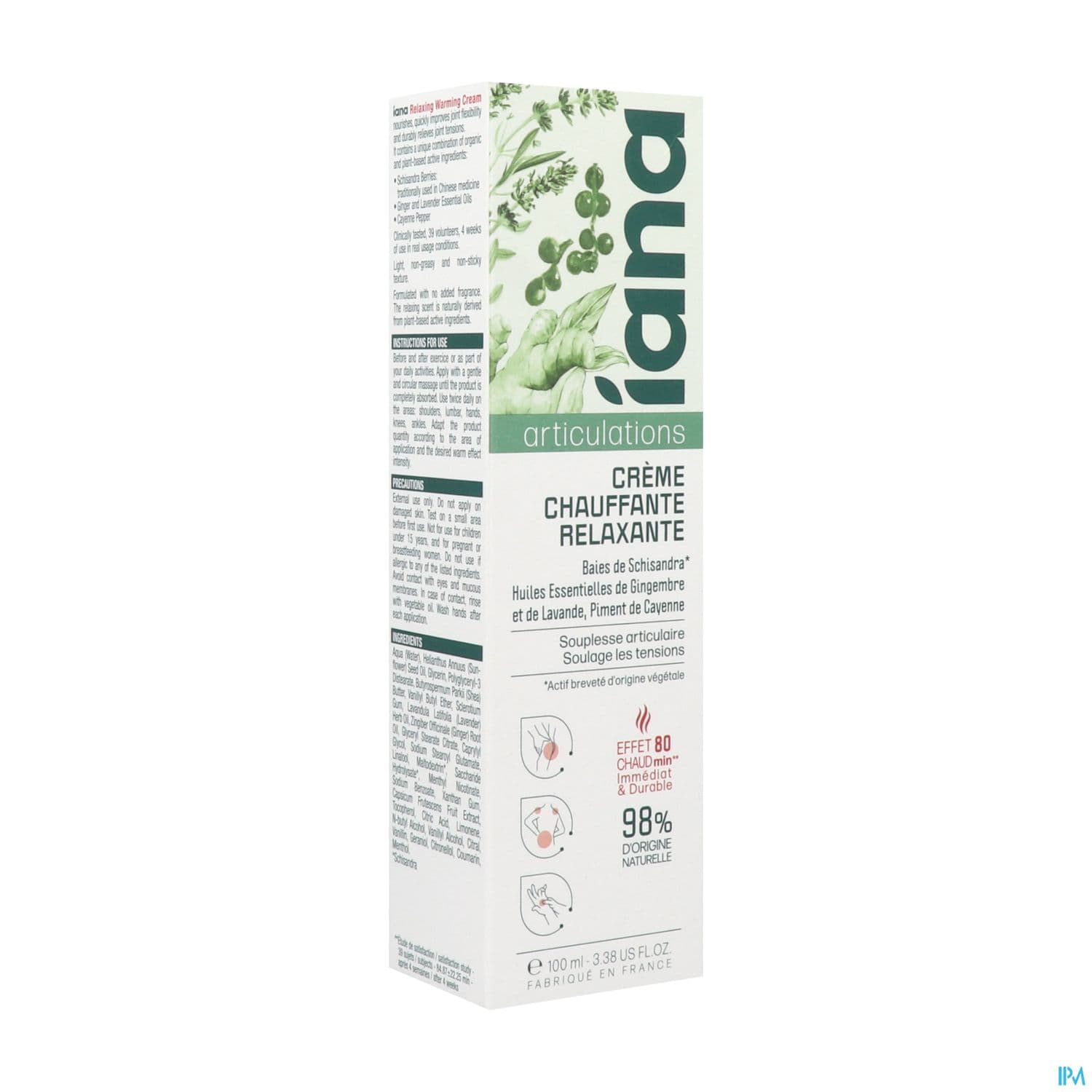 Iana Creme Chauffante Relaxante 100ml