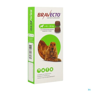 Bravecto Comprime A Croquer Chien 10/20kg 2