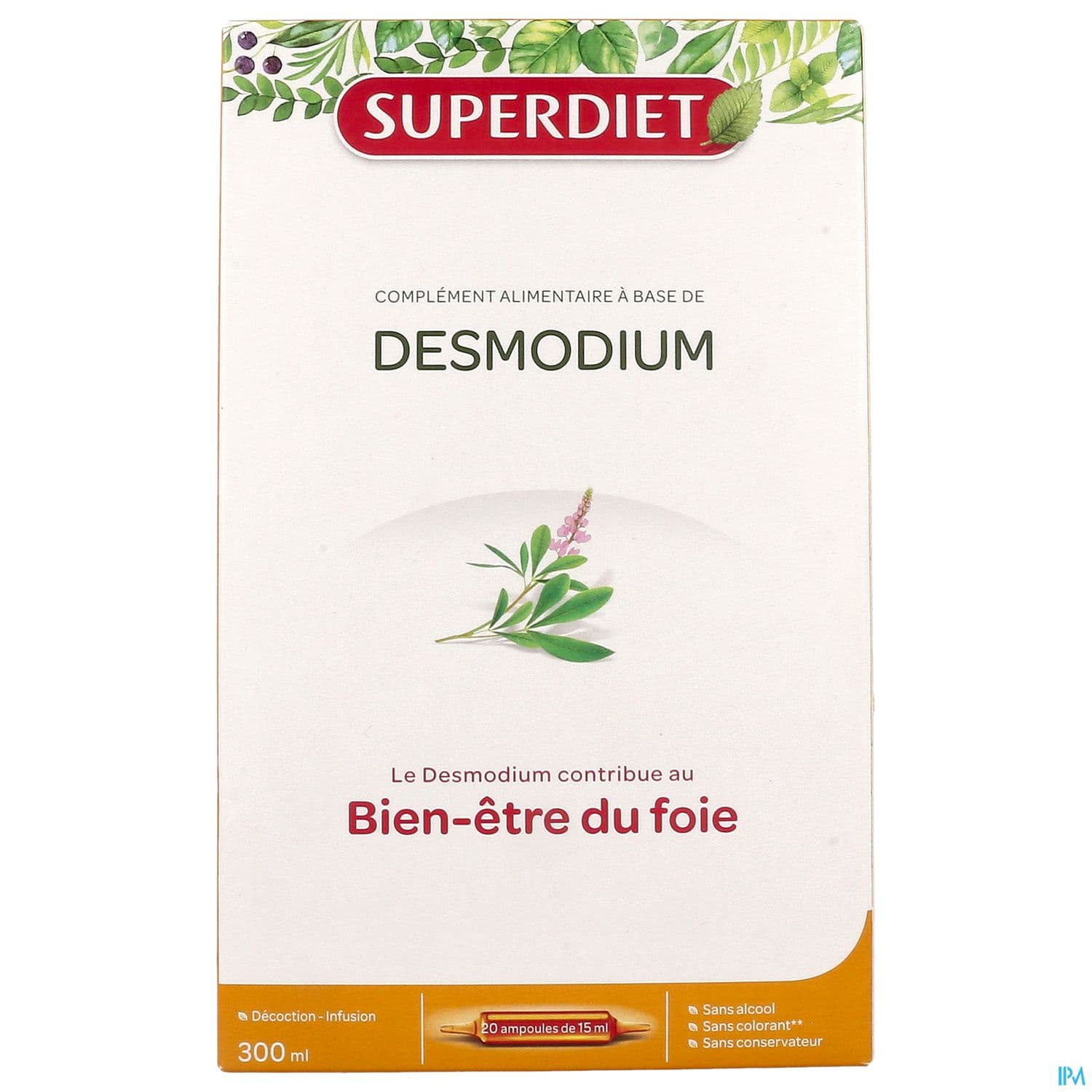 Superdiet Desmodium Ampoule Buvable 15ml 20