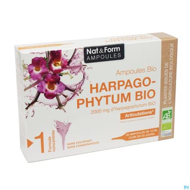 NAT&FORM AMP HARPAGOPHYT BIO10ML20