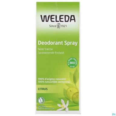 WELEDA DUO DEOD CITRUS 24H 2X100ML