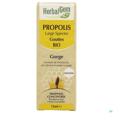 HERBALGEM PROPOLIS BIO GTTE 15ML