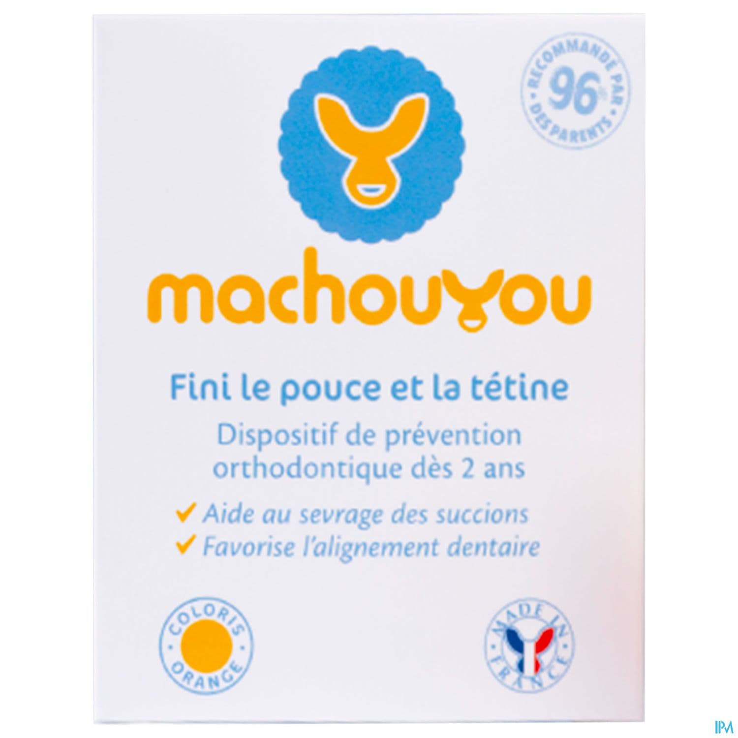 Machouyou Dispositif Bucco-dentaire Coloris Orange