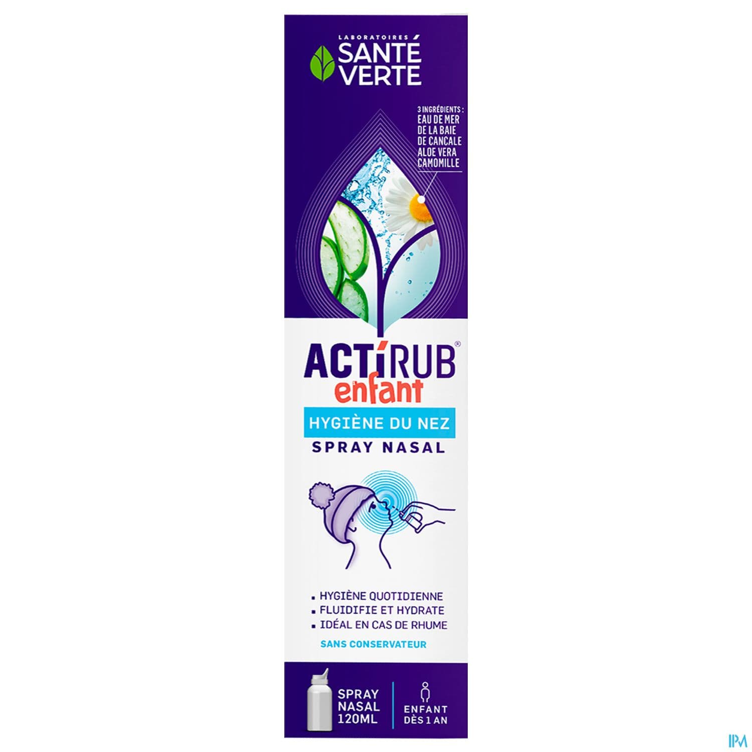 ACTIRUB SANTE VERTE ENF SPR NAS120