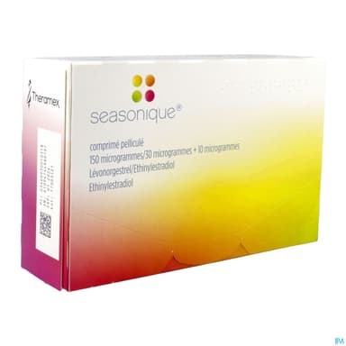 Seasonique 150mcg/30mcg + 10mcg Comprime 91