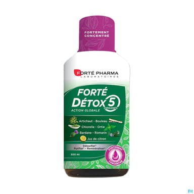 FORTE DETOX 5 ORGANE SOL BUV 500ML