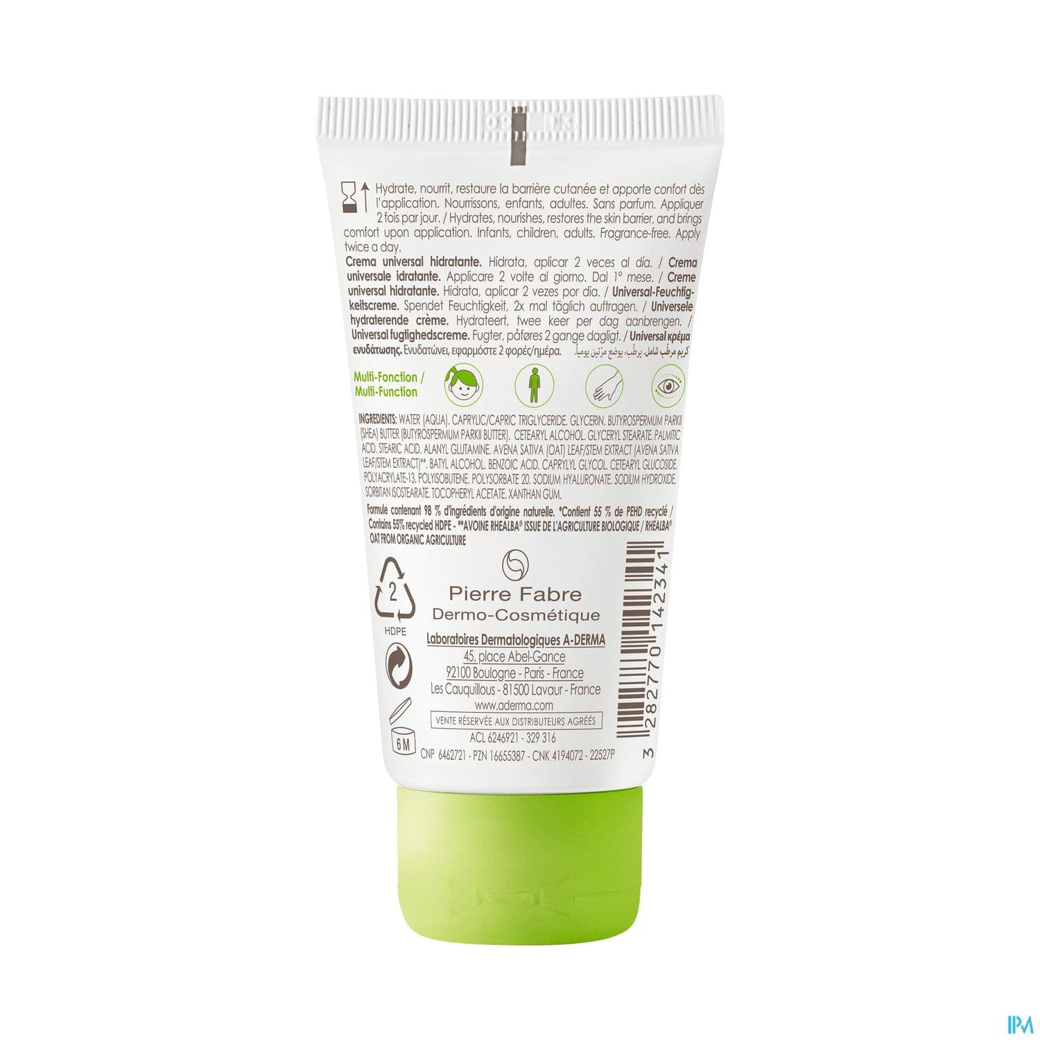 A-DERMA CR HYDR UNIVERSELLE 50ML