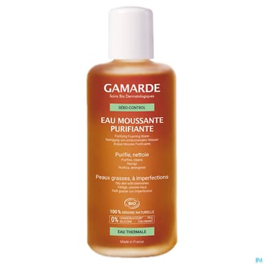 Gamarde Sebo Control Eau Moussante Purifiante Bio 200ml