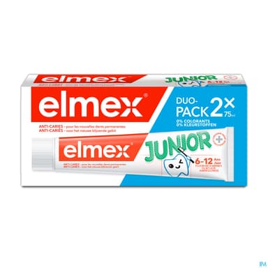 ELMEX JUNIOR PATE DTF 7-12ANS MENTHE 2T/75ML