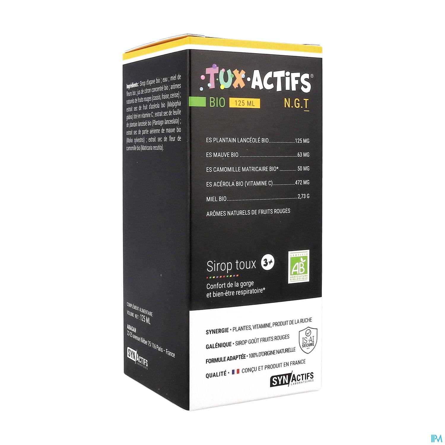 SYNACTIFS TUXACTIFS +3ANS 125ML