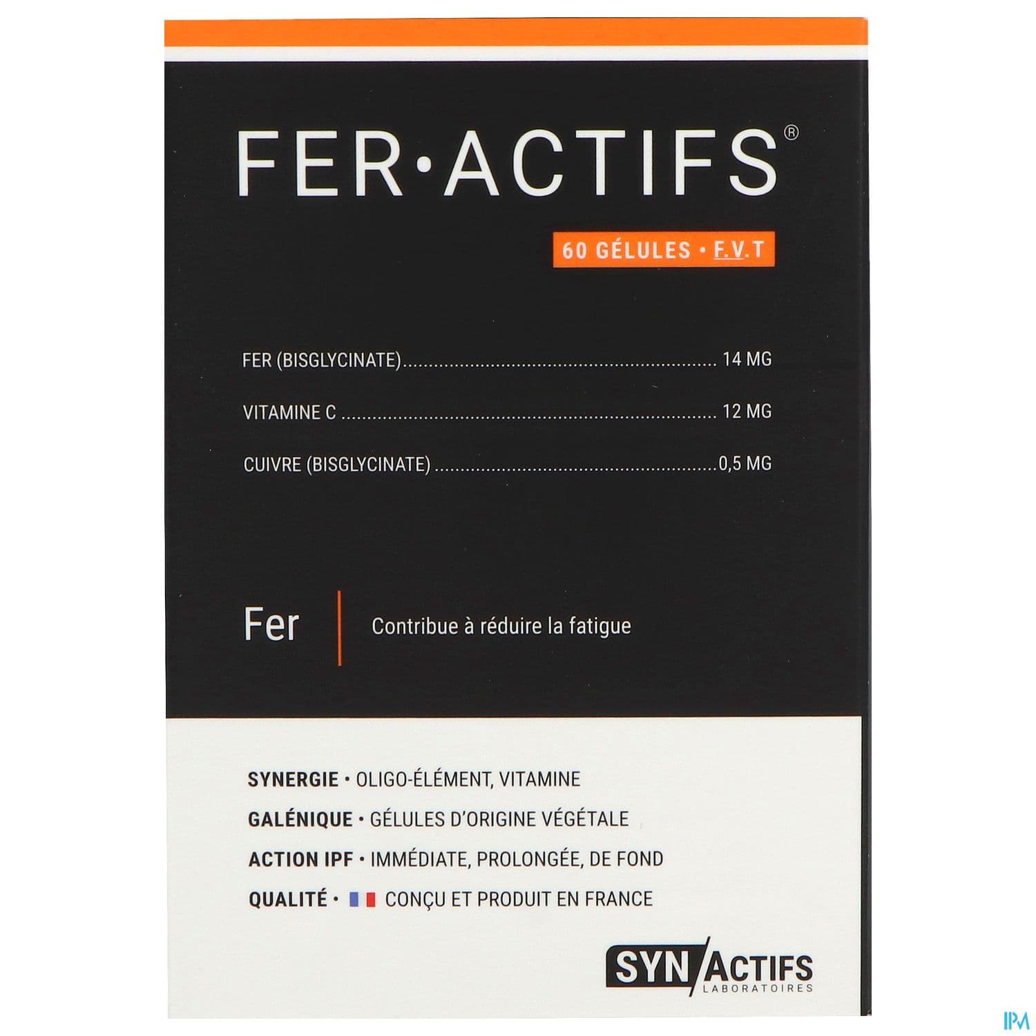 Synactifs Fer Actifs Gelule 60