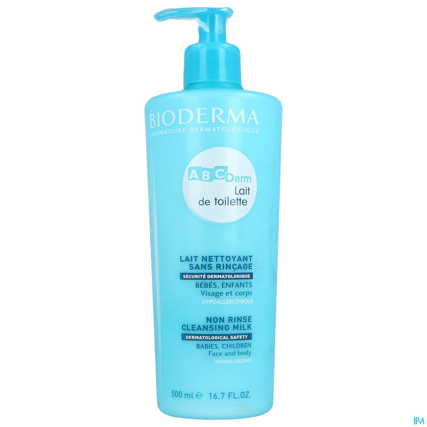 ABCDERM LAIT TOIL S/RINC 500ML