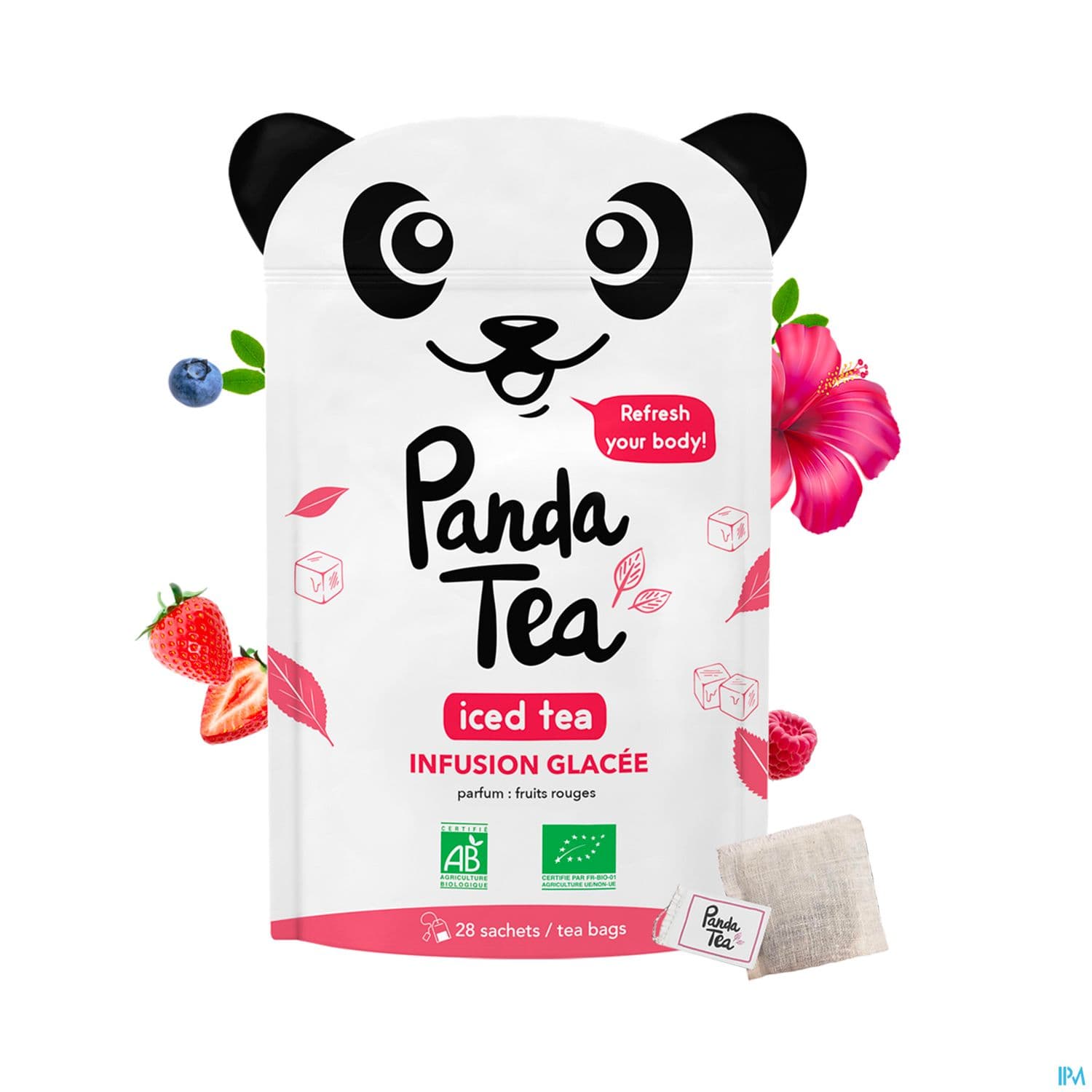 Panda Tea Iced Tea Fruits Rouges Bio Infusette 28