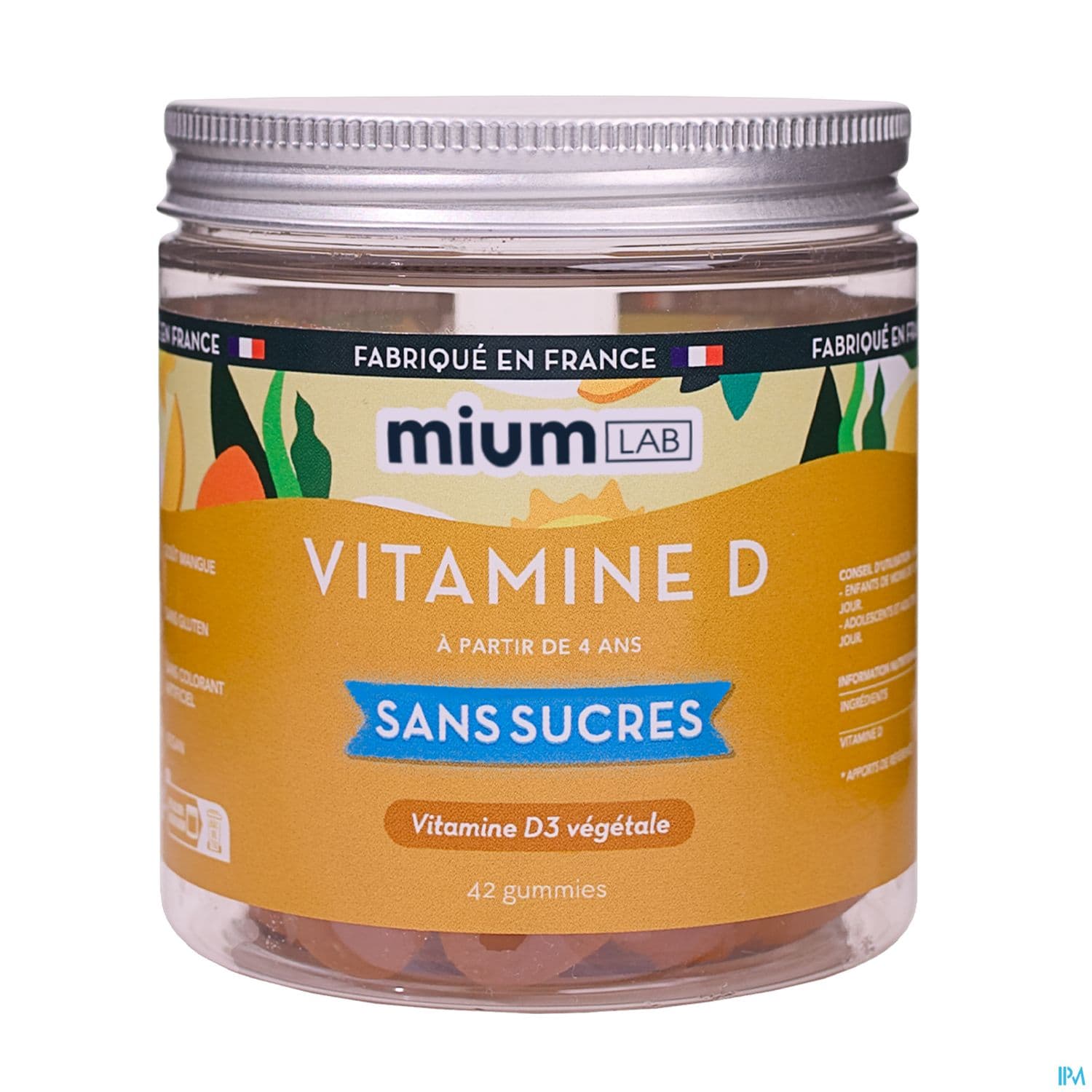 MIUMLAB S/SUC VITAMINE D GUMMIE 42