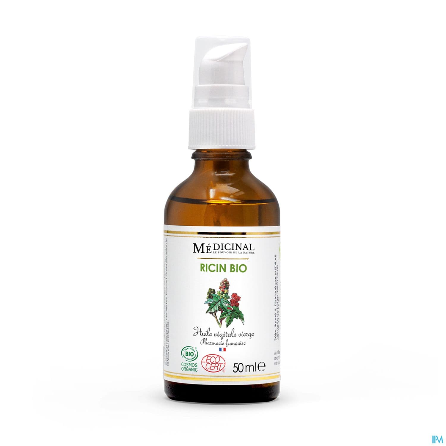 Medicinal Huile Vegetale Bio Ricin 50ml — Pharmacie de Vienne Blois