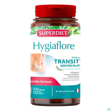 Superdiet Hygiaflore Transit Ventre Plat Gelule 100