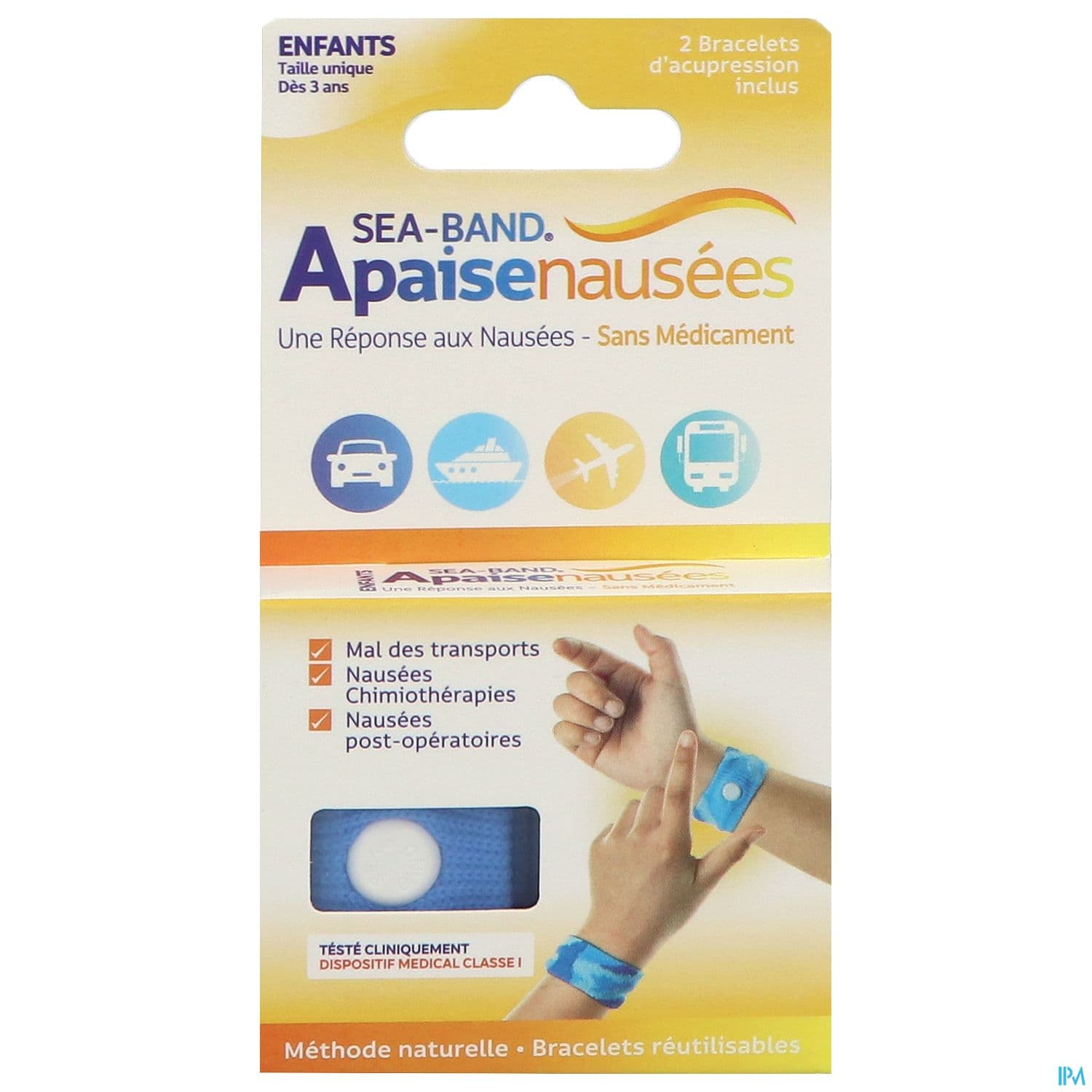 SEA-BAND BRACEL NAUS ENFANT BLEU 2