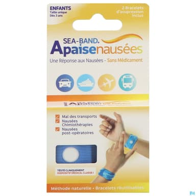 SEA-BAND BRACEL NAUS ENFANT BLEU 2