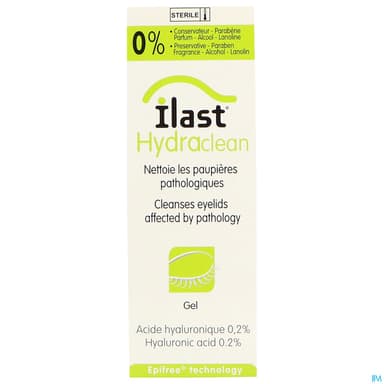 Ilast Hydra Gel Nettoyant Paupieres Cils 50ml