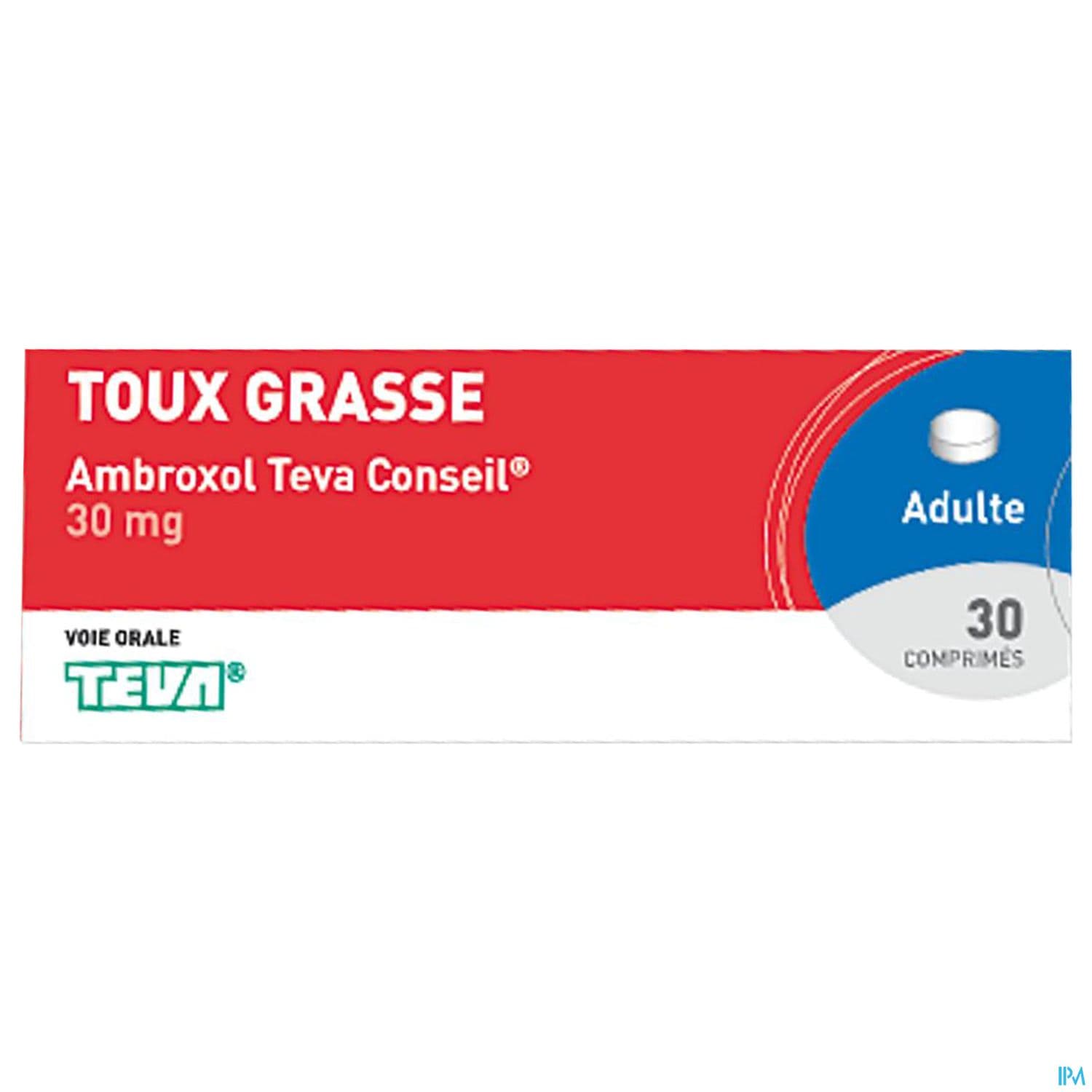 Ambroxol Teva Conseil 30mg Comprime 30