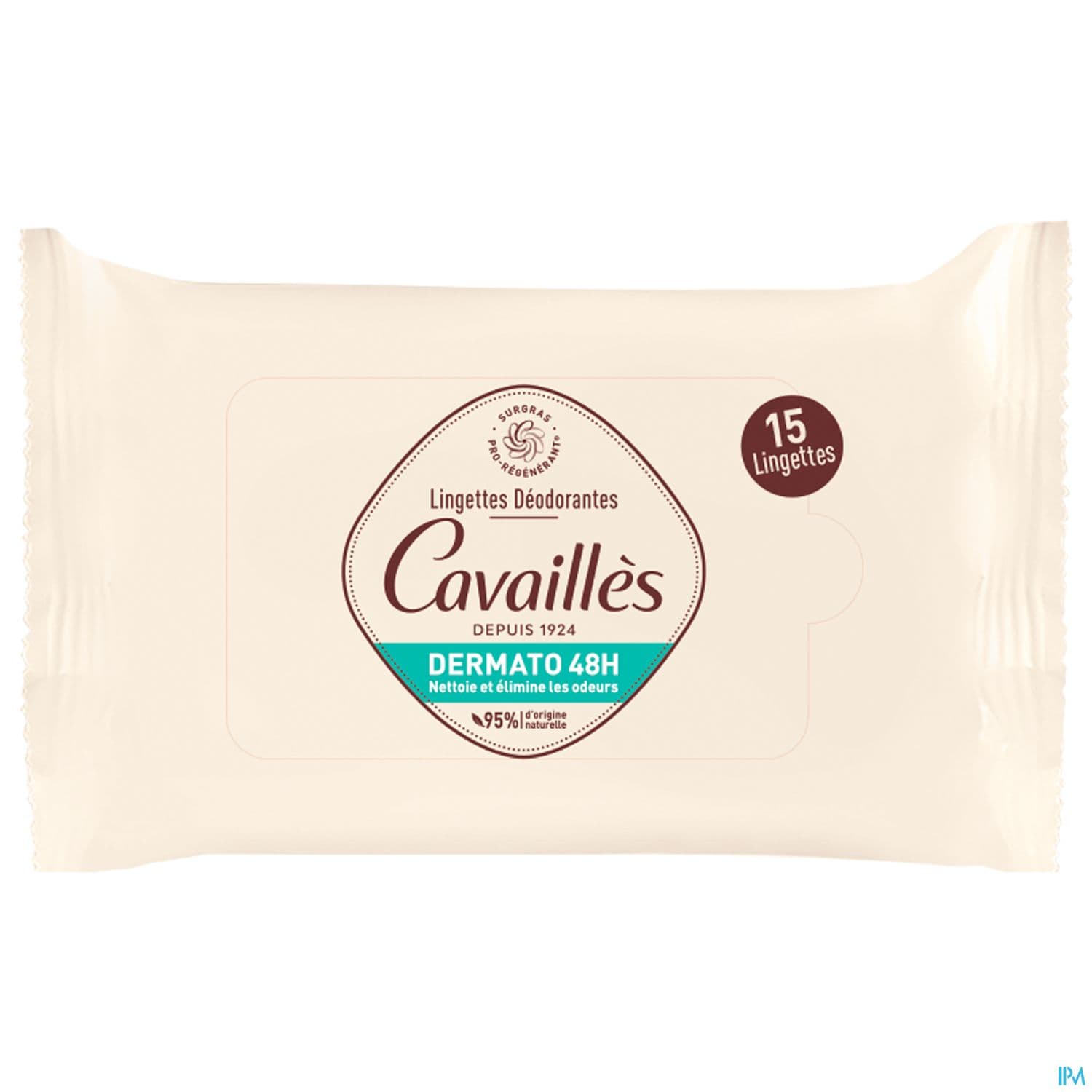 CAVAILLES DEO DERM 48H LINGETTE 15