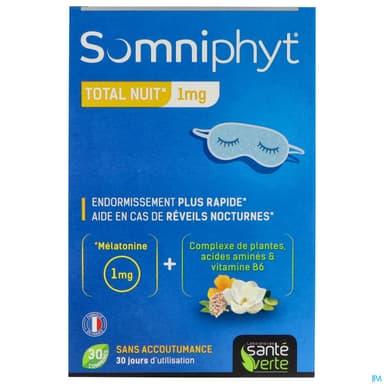 Sante Verte Somniphyt Total Nuit 1mg Comprime 30