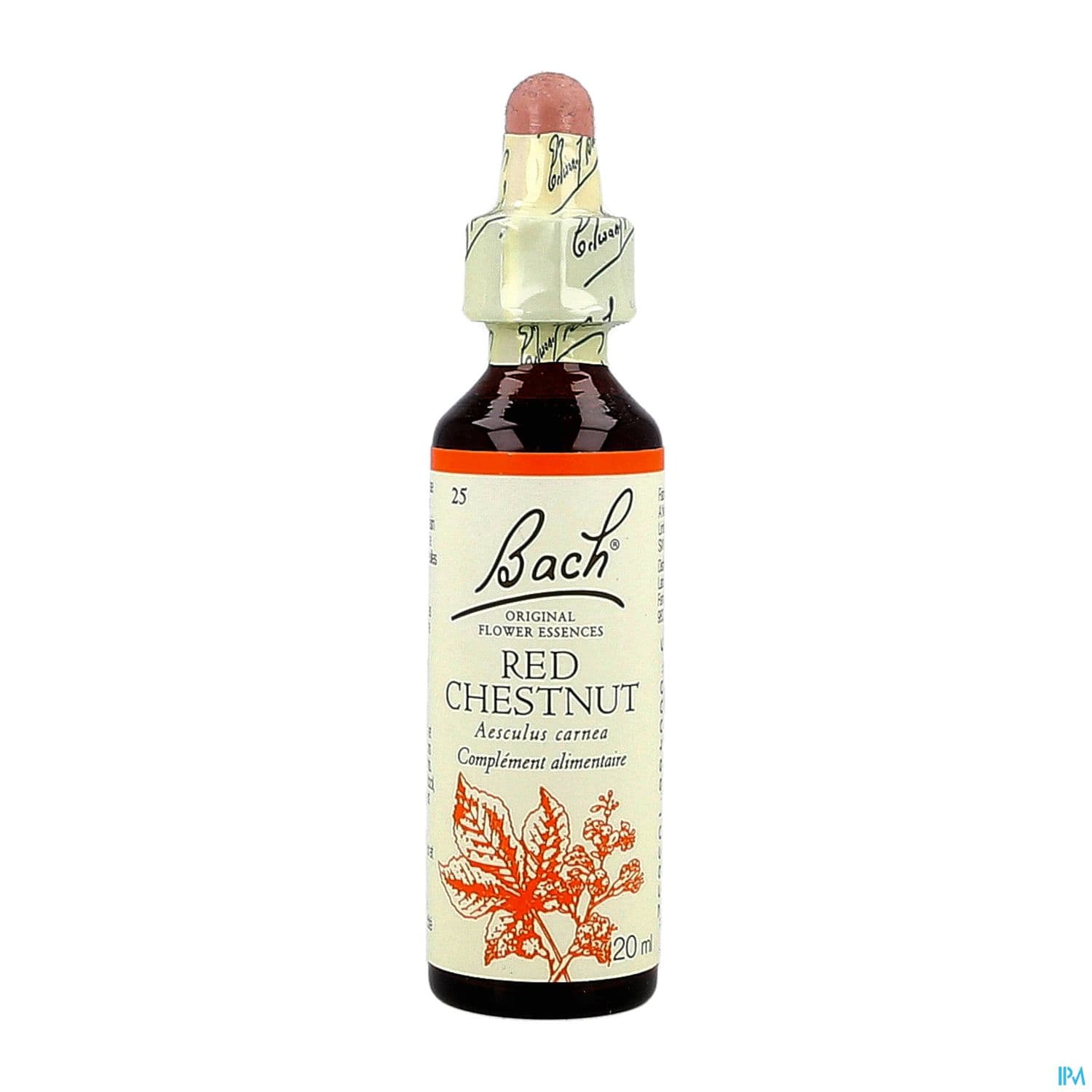 Fleurs De Bach Original 25 Red Chestnut Compte Gouttes 20ml