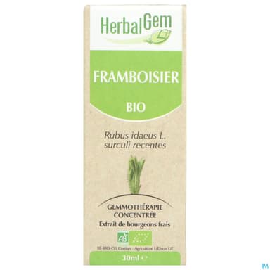Herbalgem Framboisier Bourgeon Macerat Gl Bio 30ml