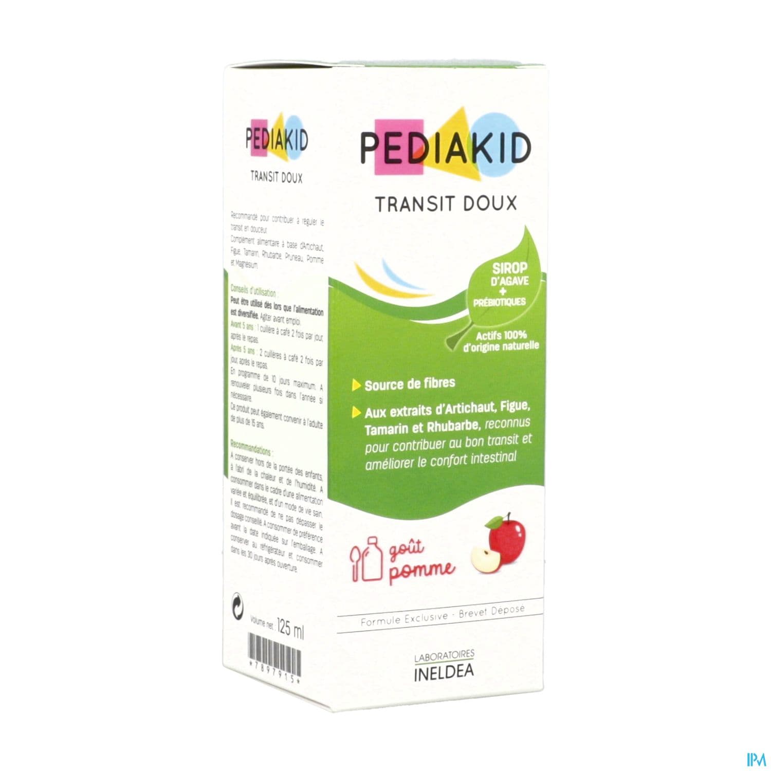 Pediakid Transit Doux Sirop Pomme 125ml