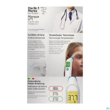 Braun Thermometre Temporal Templeswipetm Bst200we