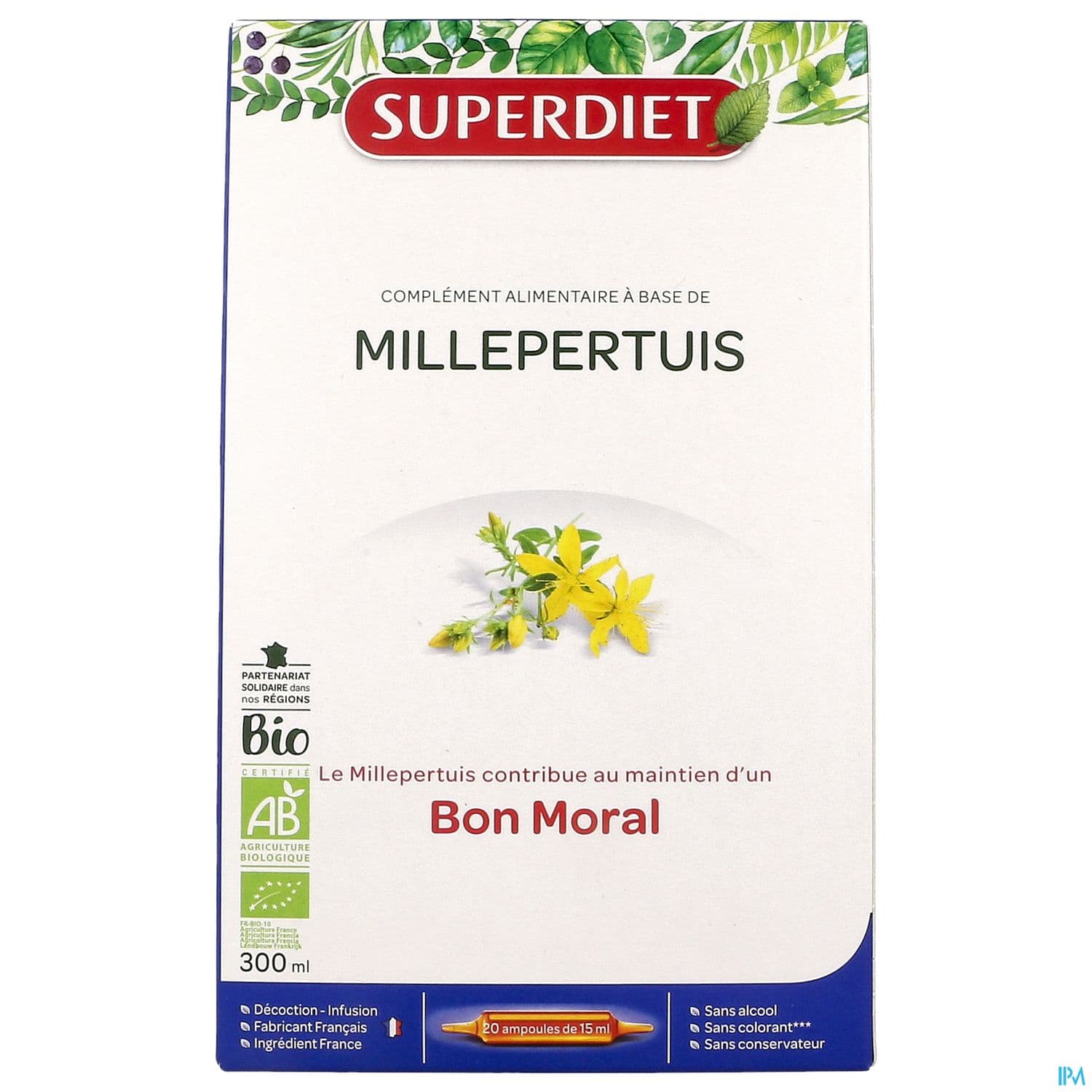 SUPERDIET MILLEPERTUIS BIO AMP20