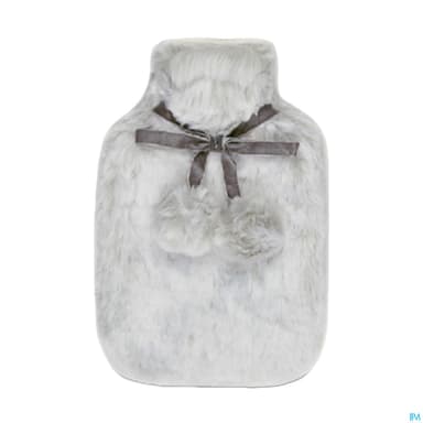 L2n Bouillotte Fourrure Gris Clair