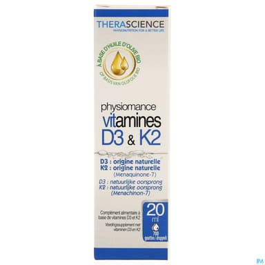 PHYSIOMANCE VITAMINES D3&K2 20ML