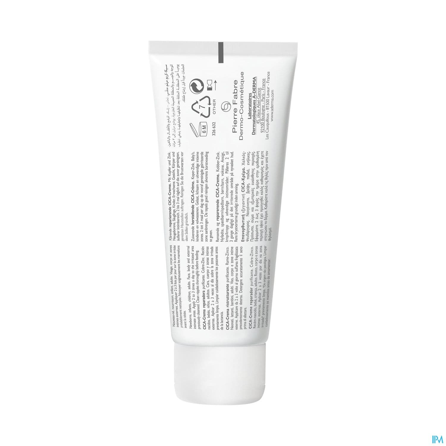 A-DERMA DERMALIBOUR+CICA CR REP100
