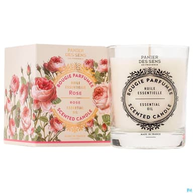 PANIER DES SENS BOUGIE ROSE RE180G
