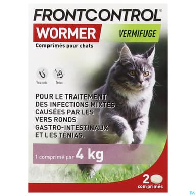 Frontline Frontcontrol Wormer Chat Comprime Secable 2