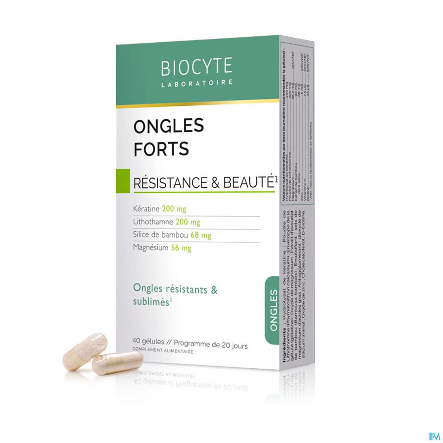 Biocyte Ongles Forts Gelule 40