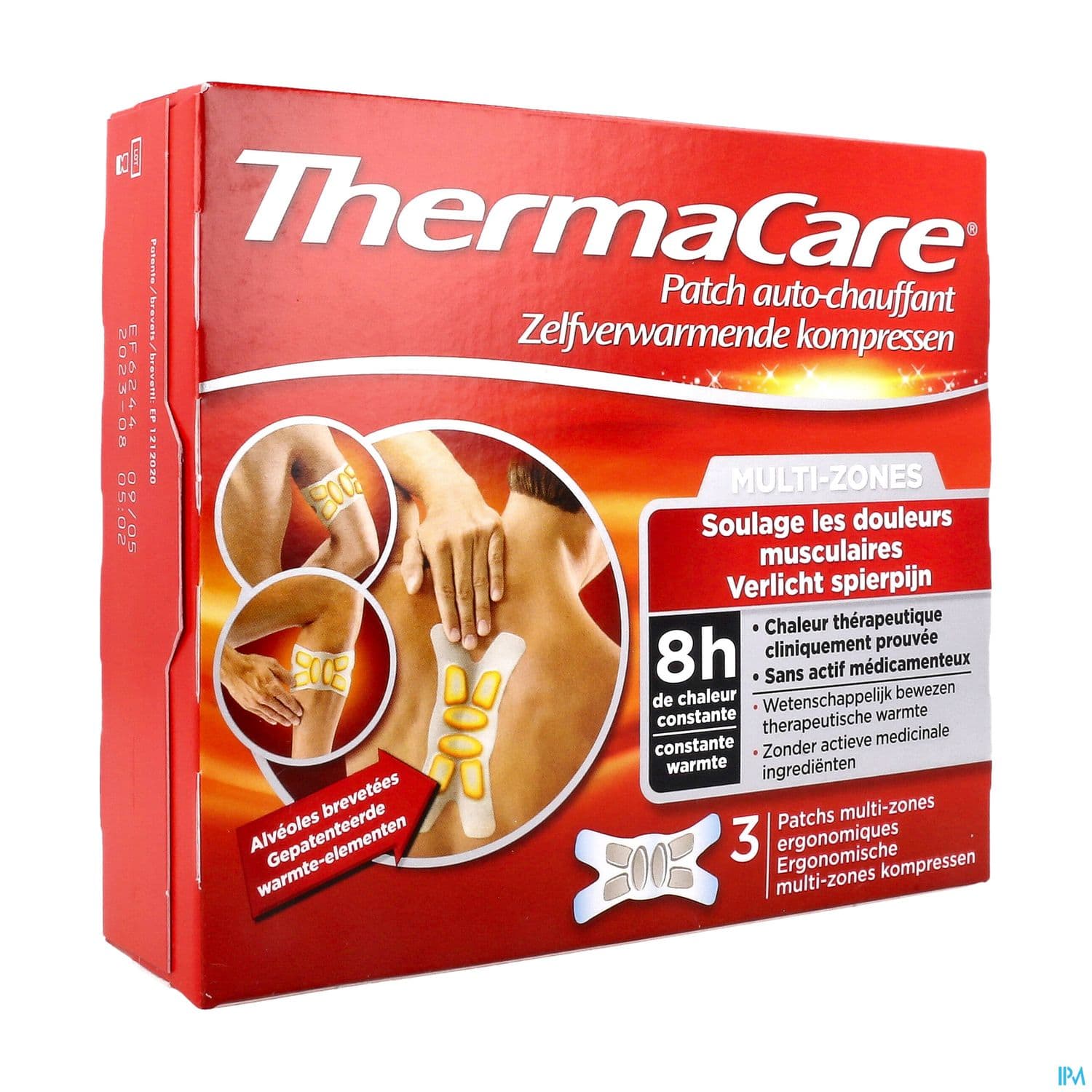Cooper Thermacare Patch Chauffant Multi Zones X3