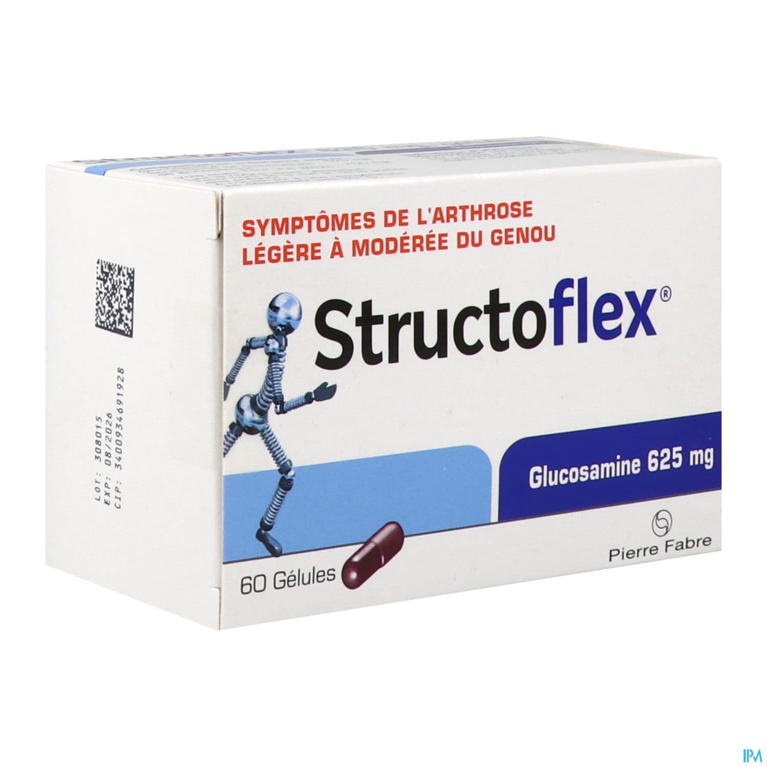 STRUCTOFLEX 625MG GELULE 60
