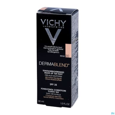 Vichy Dermablend Fluide Fond De Teint Correcteur 30 Beige 30ml