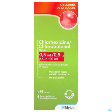 CHLORHEXIDINE/CHLOROBUT VTS 500ML