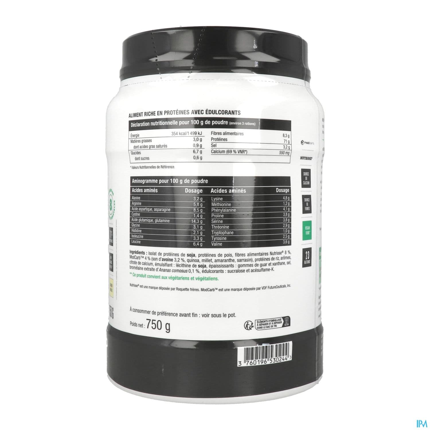 Nhco Vege Protein Vanille Poudre 750g