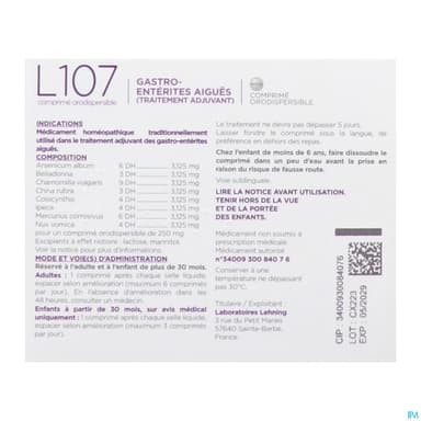 L107 LEHNING CPR OROD 40